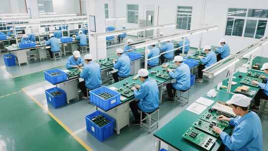 中國電子產品裝配工人 數字化浪潮中的無聲工匠